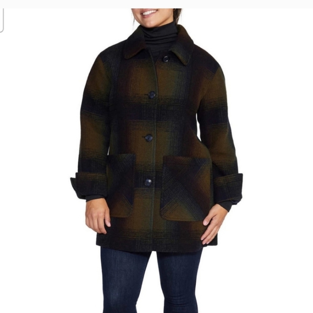 Pendleton Ladies' Wool Blend Topper Coat NWT